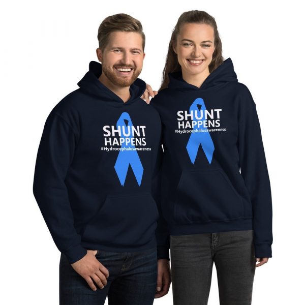 Hydrocephalus Awareness Shunt Happens Hydro Warrior Unisex Hoodie