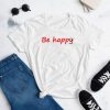 Be Happy Smiley Women's short sleeve t-shirt