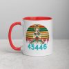 45446 Beige AF 45% against 45 Yoga Namaste Mug with Color Inside