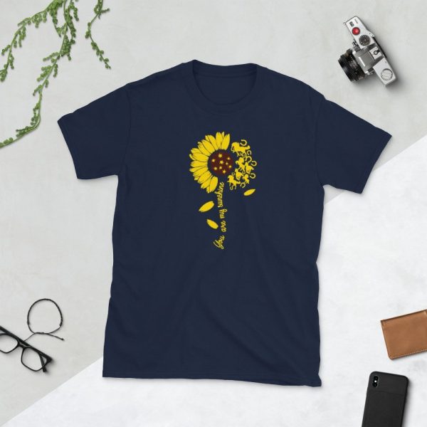 Horse You Are My Sunshine, Sunflower Gift, Sunflower Lover, Horse Lovers Idea Gift Short-Sleeve Unisex T-Shirt