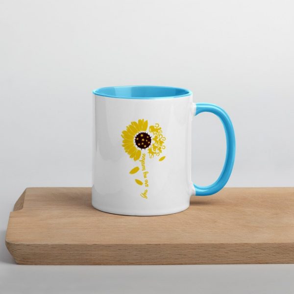 Horse You Are My Sunshine, Sunflower Gift, Sunflower Lover, Horse Lovers Idea Gift Mug with Color Inside