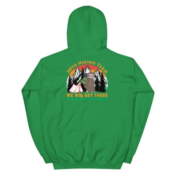 Sloth Hiking Team Get There Gift Camping Lover, Hiking Lover, Climbing Lover Unisex Hoodie