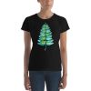 Christmas insect Lover Xmas Dragonfly Christmas Tree Women's short sleeve t-shirt