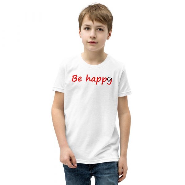 Be Happy Smiley Youth Short Sleeve T-Shirt