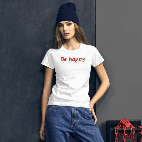 Be Happy Smiley Women's short sleeve t-shirt