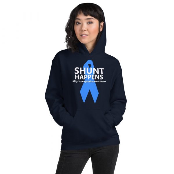 Hydrocephalus Awareness Shunt Happens Hydro Warrior Unisex Hoodie