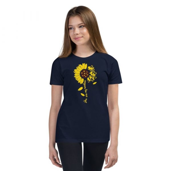 Horse You Are My Sunshine, Sunflower Gift, Sunflower Lover, Horse Lovers Idea Gift Youth Short Sleeve T-Shirt