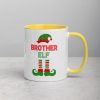 Christmas Brother Elf Mug with Color Inside