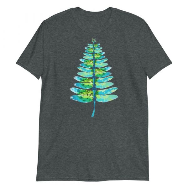 Christmas insect Lover Xmas Dragonfly Christmas Tree Short-Sleeve Unisex T-Shirt