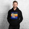 I Work Hard for The Cat Vintage Funny Cat Lover Gift Unisex Hoodie
