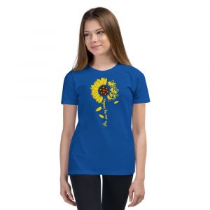 Horse You Are My Sunshine, Sunflower Gift, Sunflower Lover, Horse Lovers Idea Gift Youth Short Sleeve T-Shirt