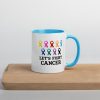 Lets fight cancer Mug with Color Inside