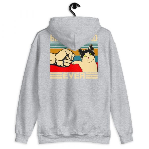 Best Cat Dad Ever  Funny Cat Daddy Father Day Gift Unisex Hoodie