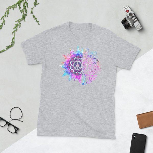 Funny Hippie Lover Tee Shirt Gift For Womens They Whispered To Her You Cant With Stand The Storm TShirt She Whispered Back I Am The Storm Short-Sleeve Unisex T-Shirt
