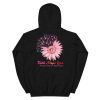 Faith Hope Love Breast Cancer Awareness Flower Pink Unisex Hoodie
