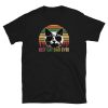 Best Cat Dad Ever Vintage Retro Cat Father's day Short-Sleeve Unisex T-Shirt