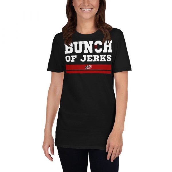 Bunch Of Jerks Shirt Hurricanes / Adult-Bunch of Jerks Carolina Hurricanes Inspired Hockey Raglan Shirt / Bunch of Jerks Hockey Short-Sleeve Unisex T-Shirt
