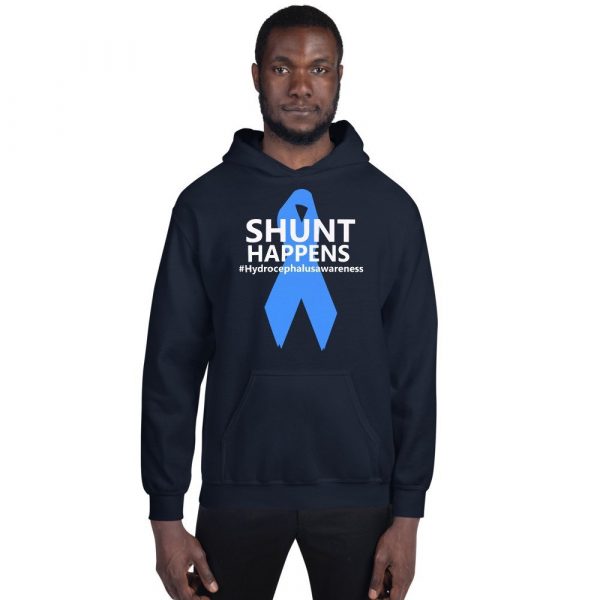 Hydrocephalus Awareness Shunt Happens Hydro Warrior Unisex Hoodie