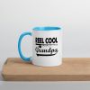 Fishing Reel Cool Grandpa T-Shirt Father's Day Gifts Father Love Fishing Granpa's Birthday Gift Ideas Mug with Color Inside