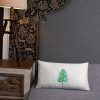 Christmas insect Lover Xmas Dragonfly Christmas Tree Basic Pillow