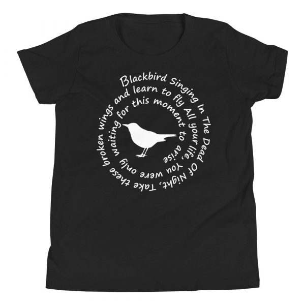 Blackbird Singing In The Dead Of Night Hippie Youth Short Sleeve T-Shirt