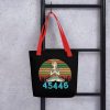 45446 Beige AF 45% against 45 Yoga Namaste Tote bag
