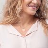 Customized Engraved Silver Heart Necklace Necklace Customized Name Engraved Silver Heart Necklace