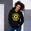 When I Find Myself In Times Of Trouble mother Mary comes to me speaking words of wisdom let it be Tee Hippie Sunflower mother Mary Unisex Hoodie