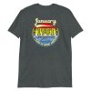 Vintage Retro January 1981 40th Birthday Gift 40 Years Old Short-Sleeve Unisex T-Shirt