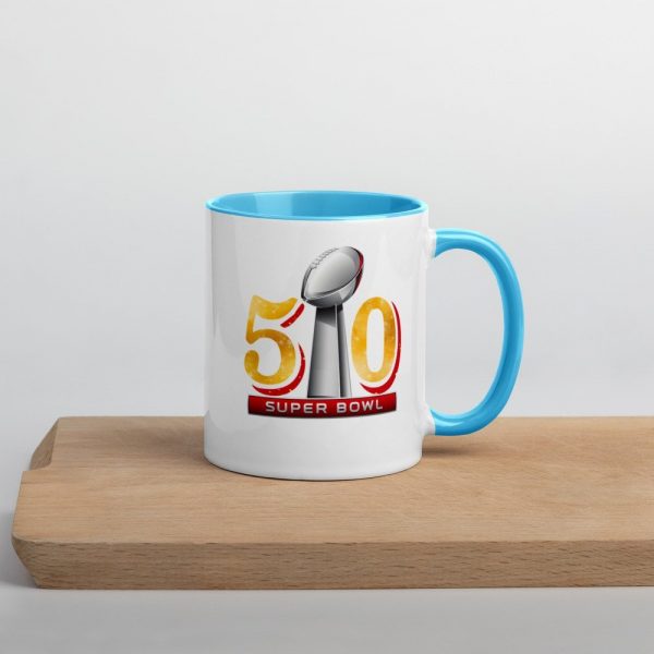 Super Bowl 50 Mug with Color Inside