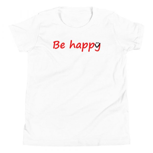 Be Happy Smiley Youth Short Sleeve T-Shirt