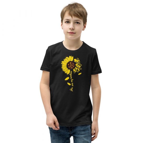 Horse You Are My Sunshine, Sunflower Gift, Sunflower Lover, Horse Lovers Idea Gift Youth Short Sleeve T-Shirt
