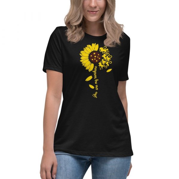 Horse You Are My Sunshine, Sunflower Gift, Sunflower Lover, Horse Lovers Idea Gift Women's Relaxed T-Shirt