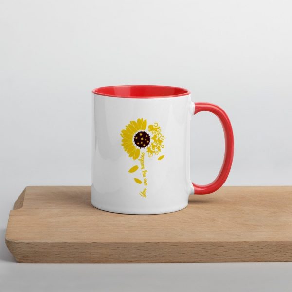 Horse You Are My Sunshine, Sunflower Gift, Sunflower Lover, Horse Lovers Idea Gift Mug with Color Inside