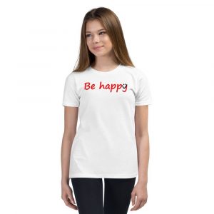 Be Happy Smiley Youth Short Sleeve T-Shirt