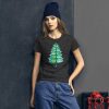 Christmas insect Lover Xmas Dragonfly Christmas Tree Women's short sleeve t-shirt