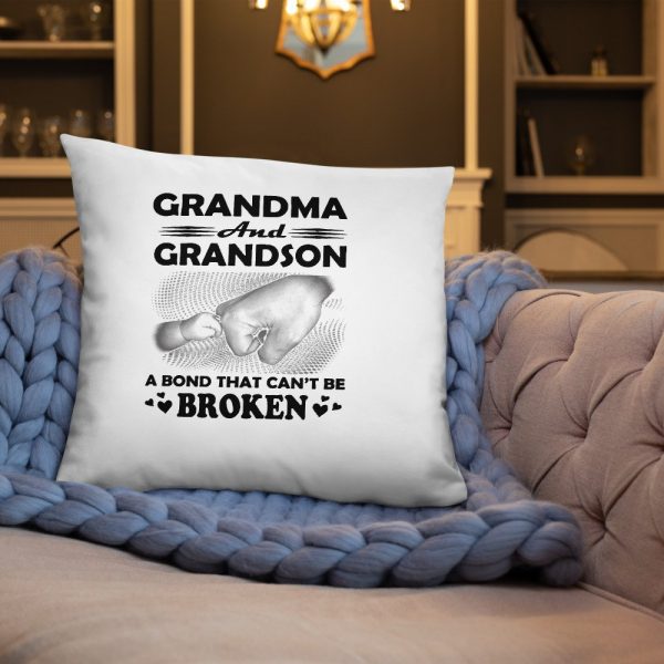 grandma and grandson mother day Gift  Basic Pillow