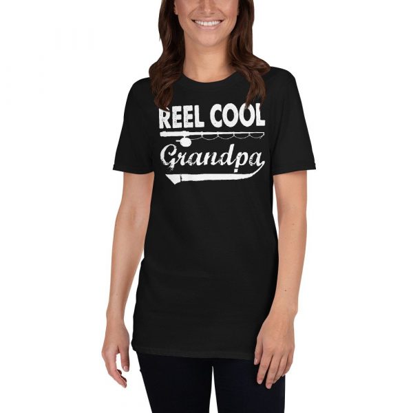 Fishing Reel Cool Grandpa T-Shirt Father's Day Gifts Father Love Fishing Granpa's Birthday Gift Ideas Men Women Short-Sleeve Unisex T-Shirt