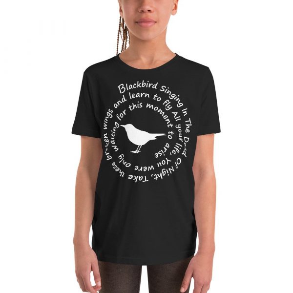 Blackbird Singing In The Dead Of Night Hippie Youth Short Sleeve T-Shirt