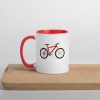 Janky Bike Mug with Color Inside