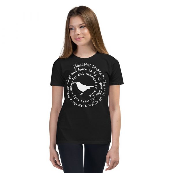 Blackbird Singing In The Dead Of Night Hippie Youth Short Sleeve T-Shirt