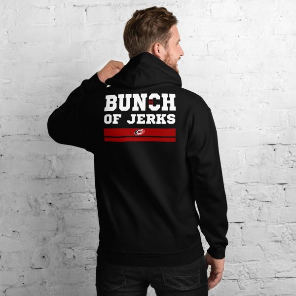 Bunch Of Jerks Shirt Hurricanes / Adult-Bunch of Jerks Carolina Hurricanes Inspired Hockey Raglan Shirt / Bunch of Jerks Hockey  Unisex Hoodie