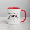 Christmas 2020 quarantined The One Where We Were i Celebrate My Christmas in Quarantine Mug with Color Inside