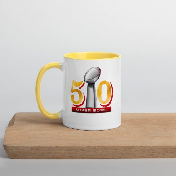 Super Bowl 50 Mug with Color Inside