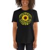 When I Find Myself In Times Of Trouble mother Mary comes to me speaking words of wisdom let it be Tee Hippie Sunflower mother Mary  Short-Sleeve Unisex T-Shirt