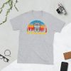 Vintage Best Pitbull Dad Ever Shirt Funny Dog Daddy T-shirt Retro Sunrise Pitties Dogs Owner Sun Glasses Tee Father's Day Gift Ideas Short-Sleeve Unisex T-Shirt