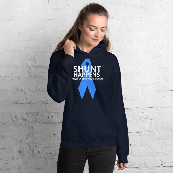 Hydrocephalus Awareness Shunt Happens Hydro Warrior Unisex Hoodie