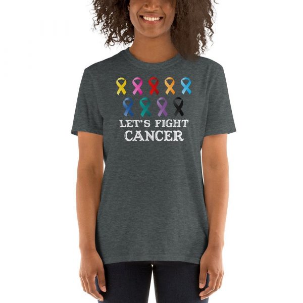 Lets fight cancer Short-Sleeve Unisex T-Shirt