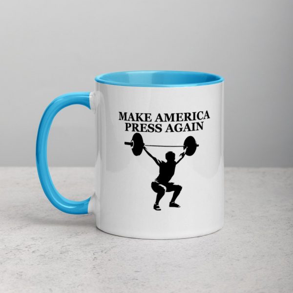 Make America Press Again Mug with Color Inside