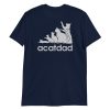 Acatdad Shirt Funny Cat Dad T-shirt Best Cats Dad Ever Tee Kitty Kitten Daddy Lovers Men Father's Day Gift For Him From Son Daughter Wife Short-Sleeve Unisex T-Shirt